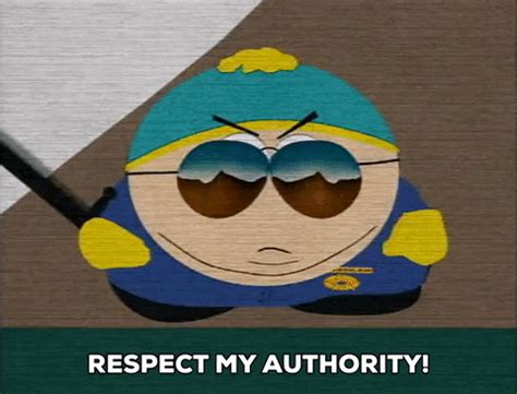 respect my authority gif